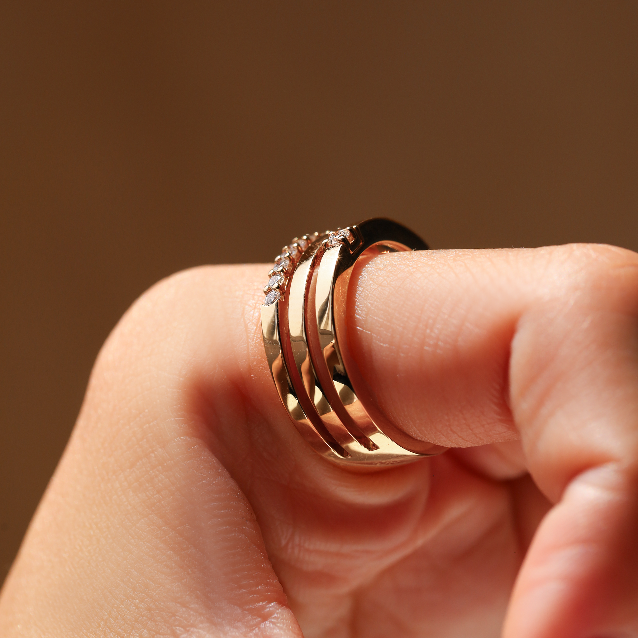 HALF ETERNITY DIAMOND RING