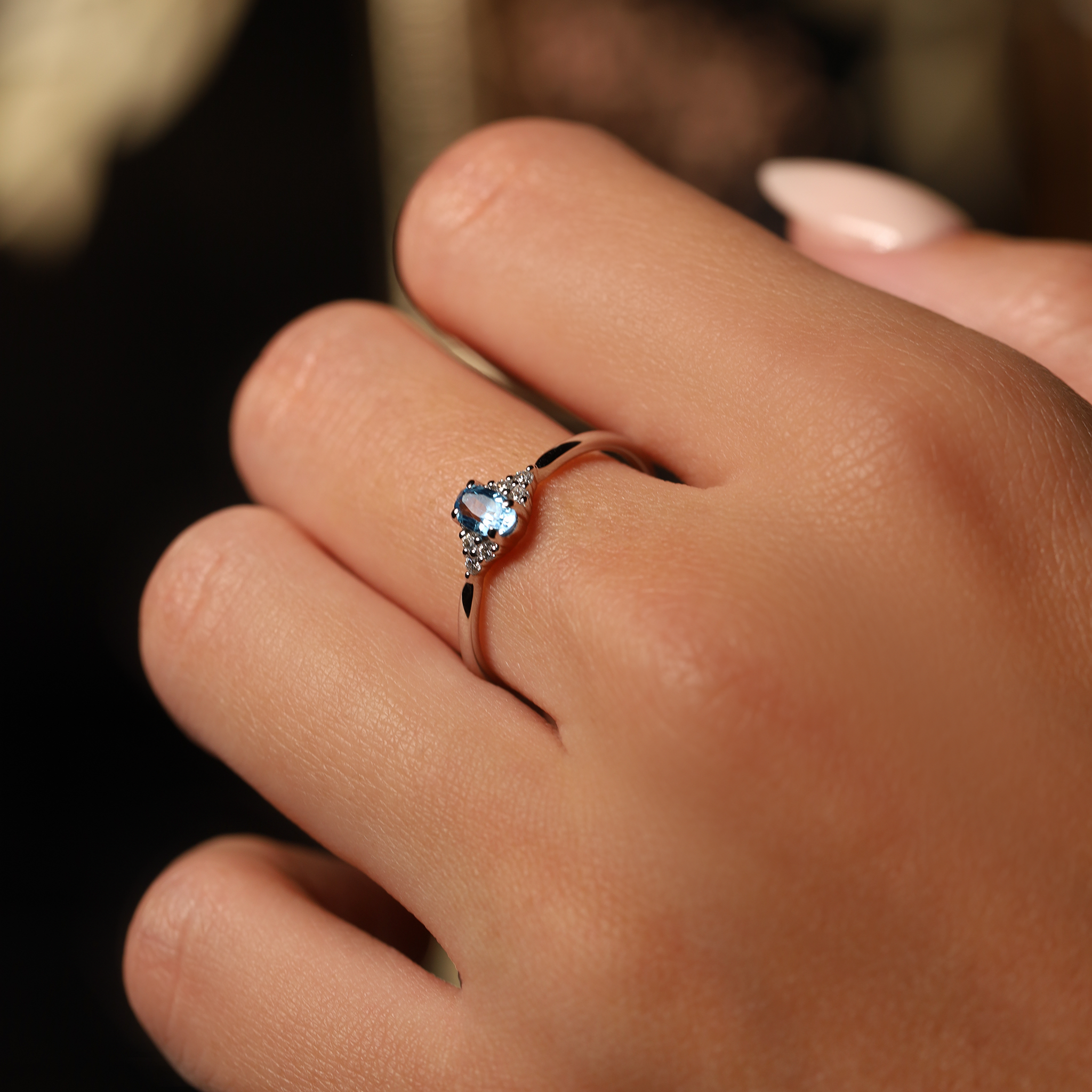 NATURAL COLORS SOLITAIRE RING