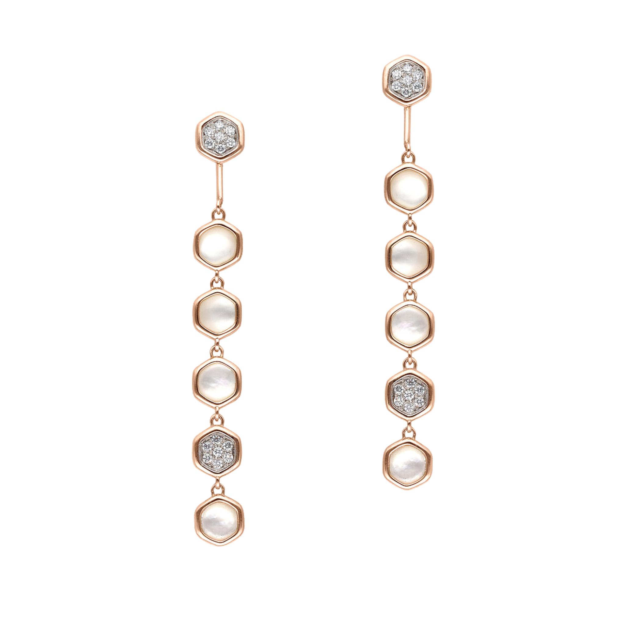 ROSE GOLD DROP EARRINGS