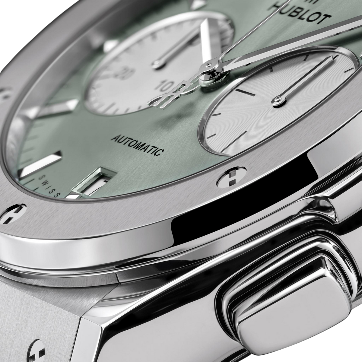 CLASSIC FUSION CHRONOGRAPH TITANIUM SAGE GREEN