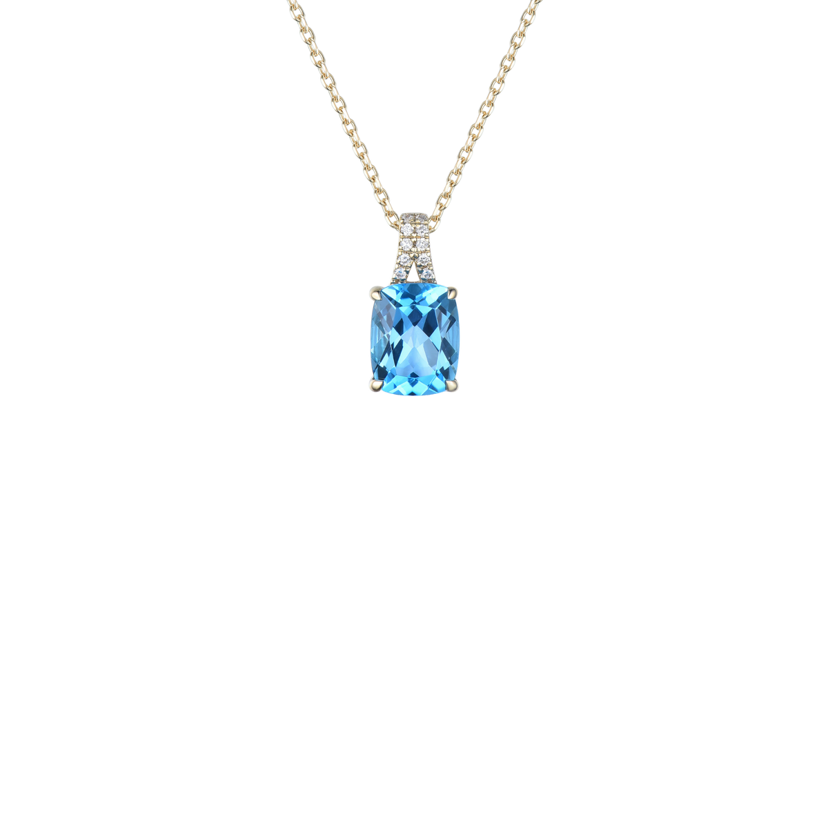 NATURAL COLORS TOPAZ NECKLACE