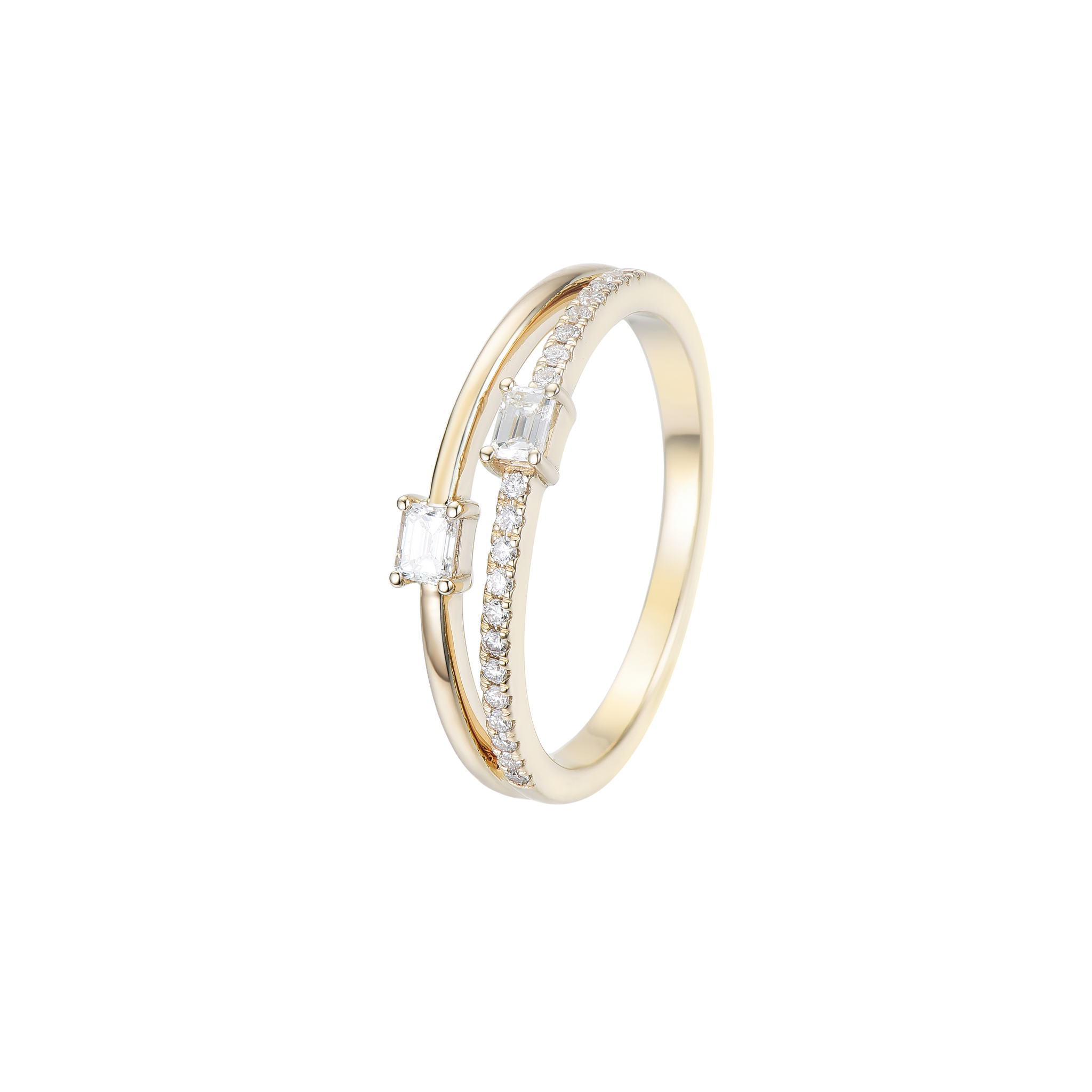 YELLOW GOLD SOLITAIRE RING