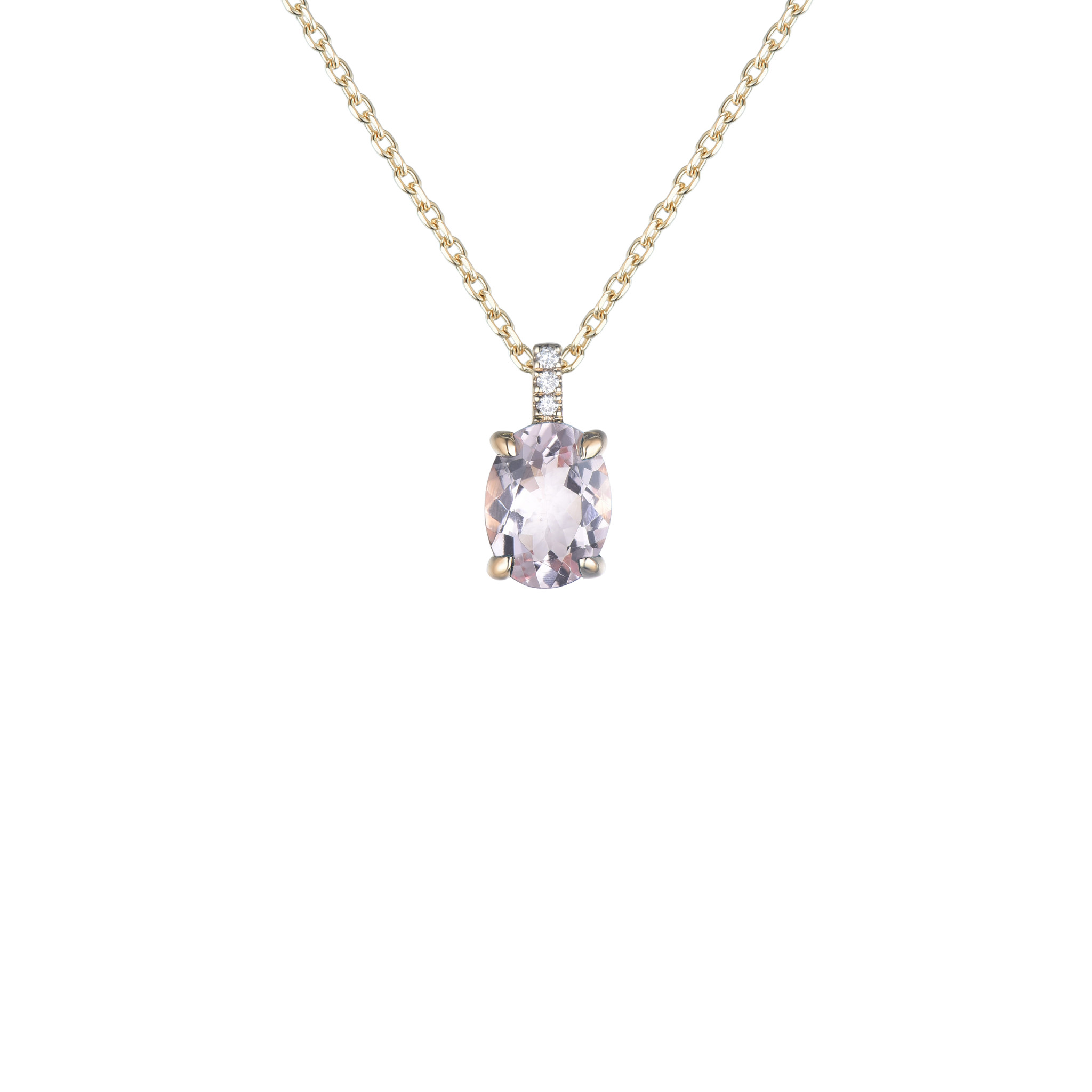 NATURAL COLORS SOLITAIRE NECKLACE