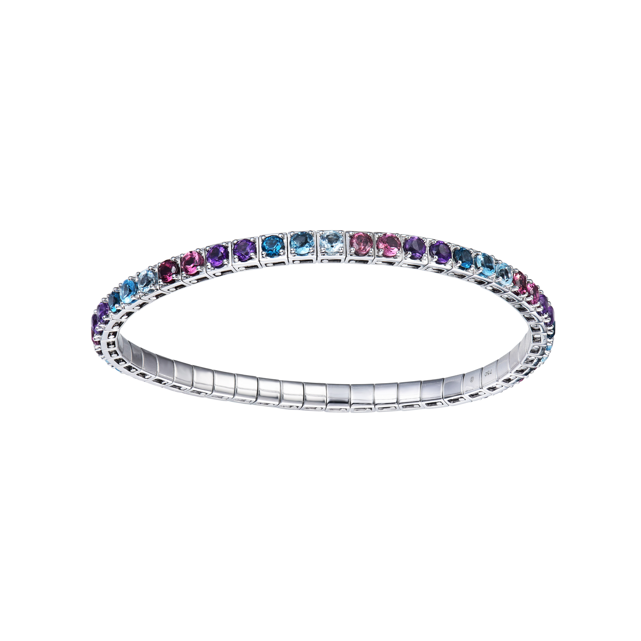 SAPPHIRE RAINBOW TENNIS BRACELET