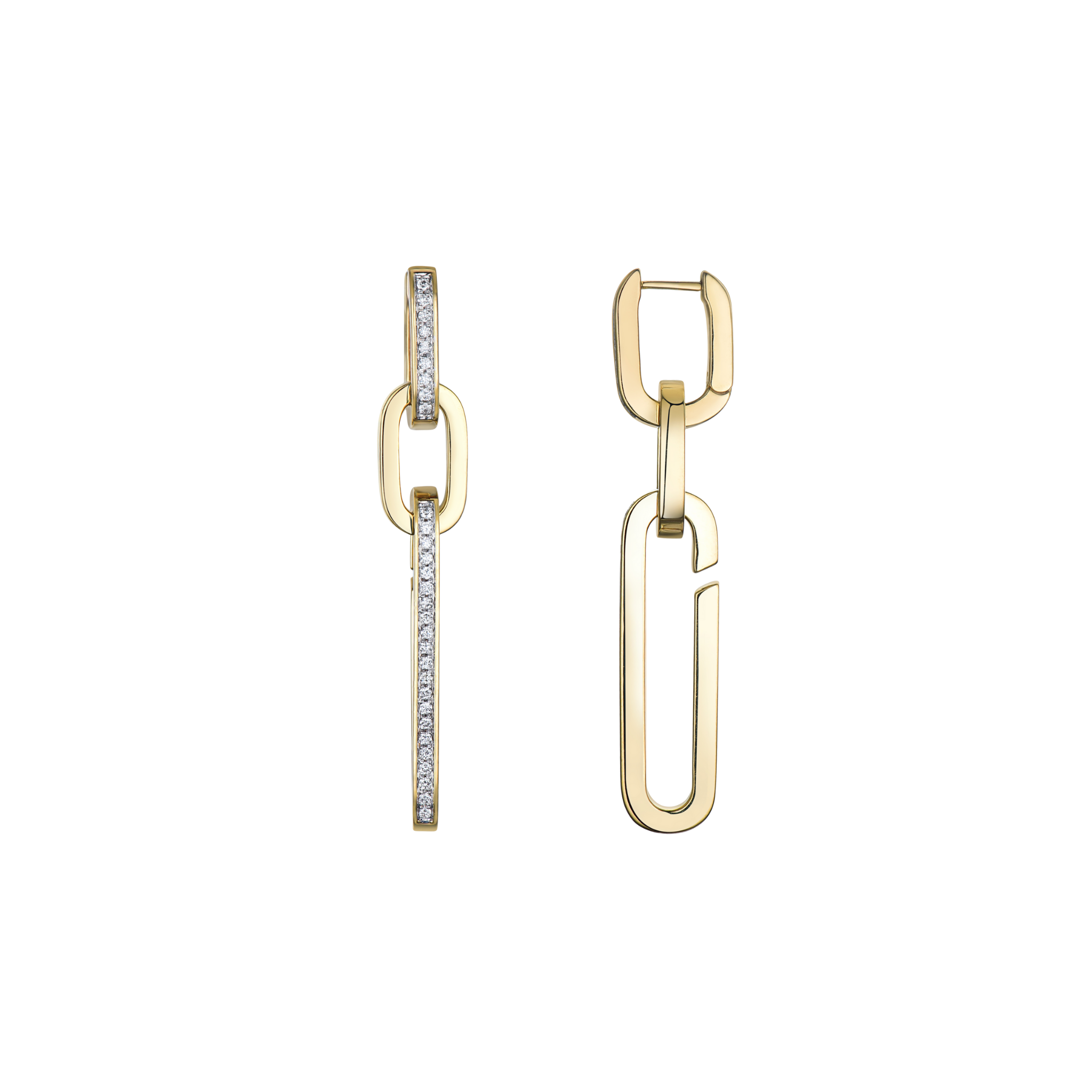 WHITE DIAMOND DROP EARRINGS