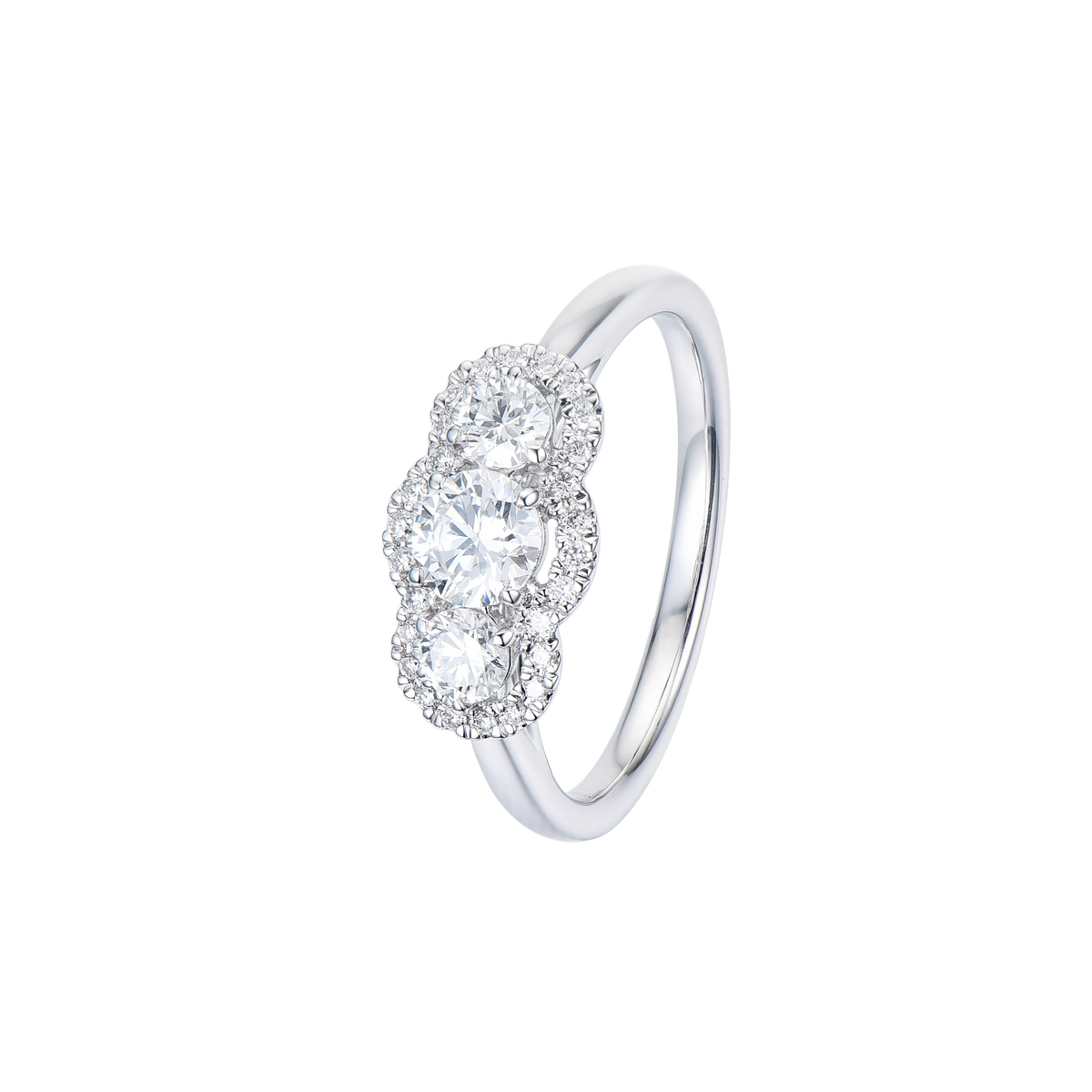 WHITE GOLD DIAMOND RING