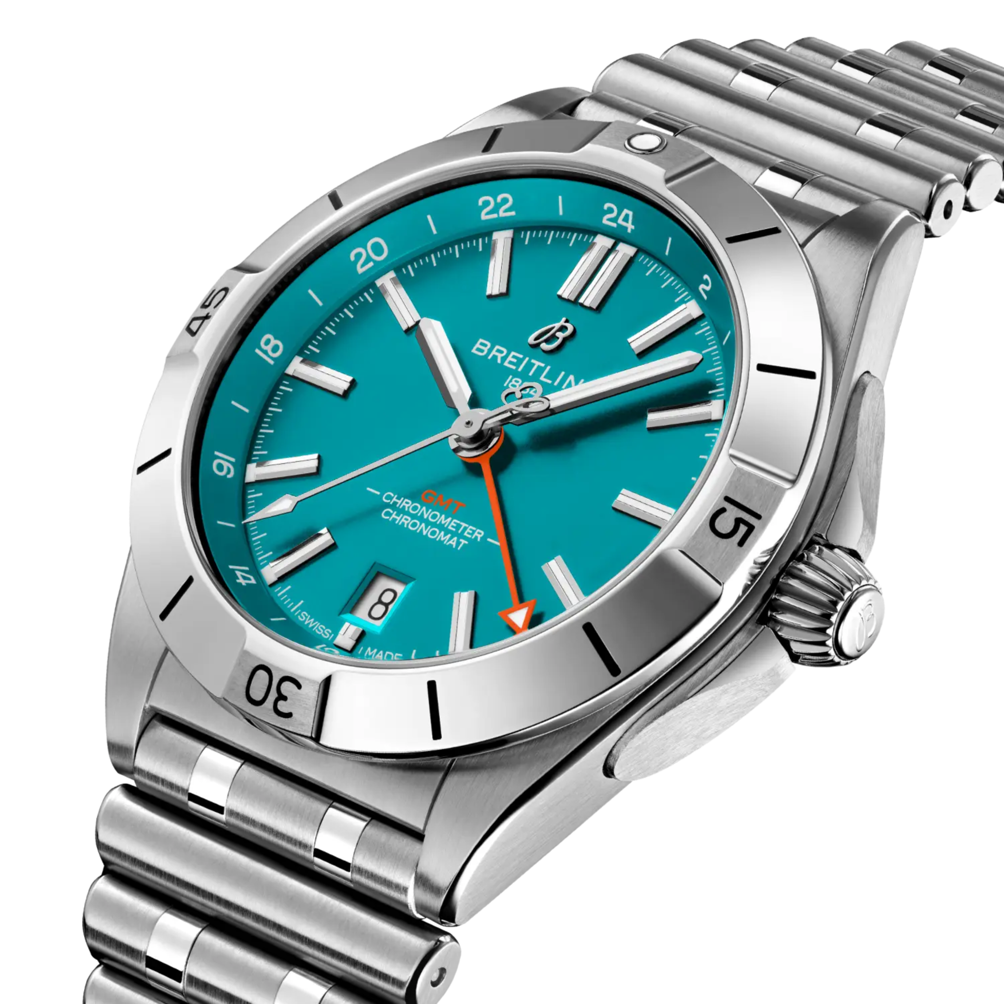 CHRONOMAT AUTOMATIC GMT 40 NFL MIAMI DOLPHINS EDITION