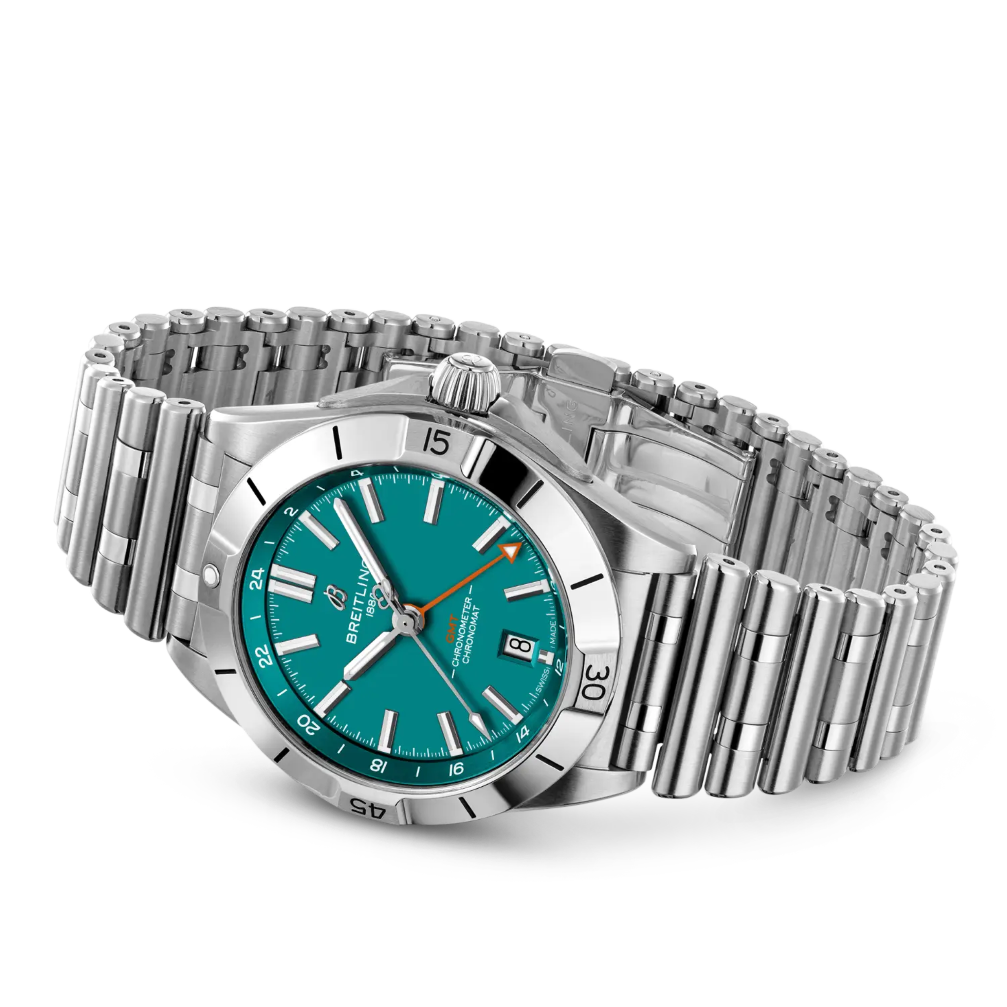 CHRONOMAT AUTOMATIC GMT 40 NFL MIAMI DOLPHINS EDITION