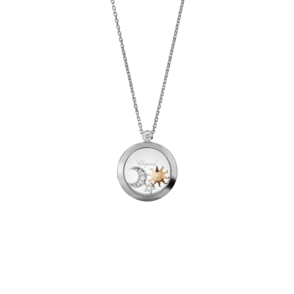 HAPPY HAPPY SUN MOON AND STARS NECKLACE