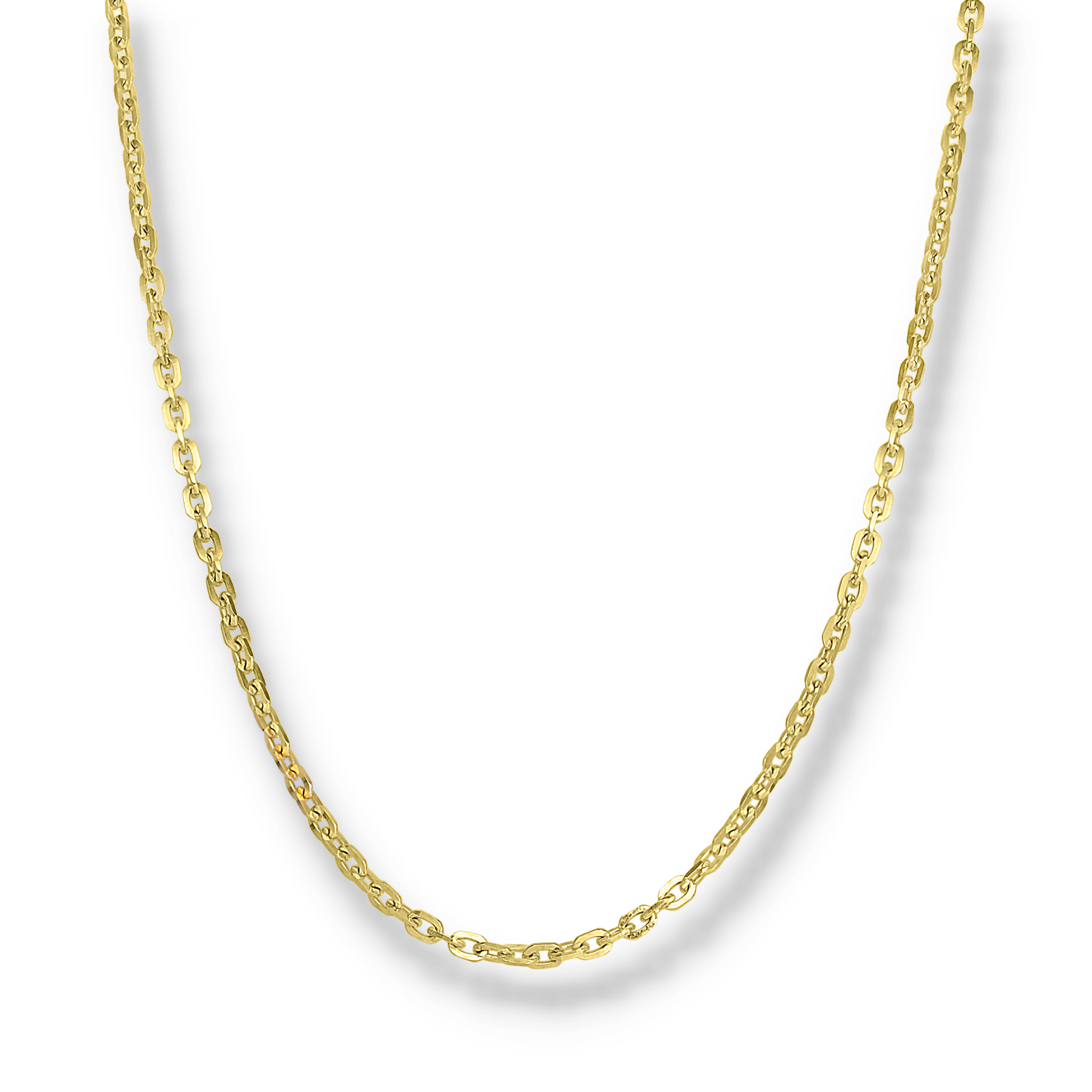 YELLOW GOLD CHAIN NECKLACE