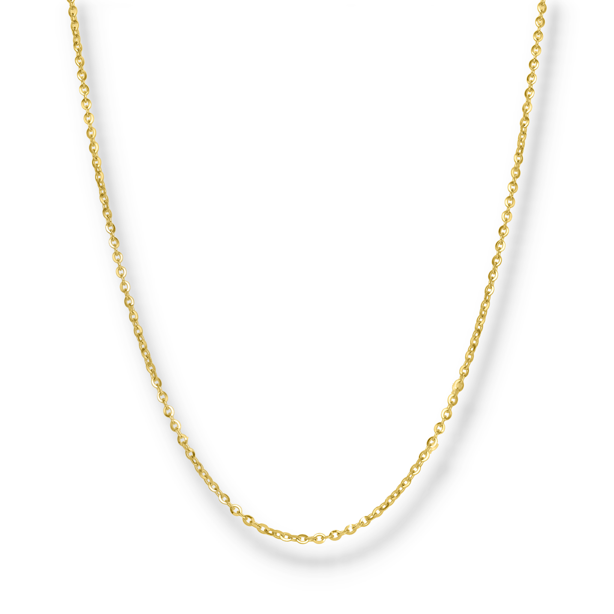 YELLOW GOLD CHAIN NECKLACE