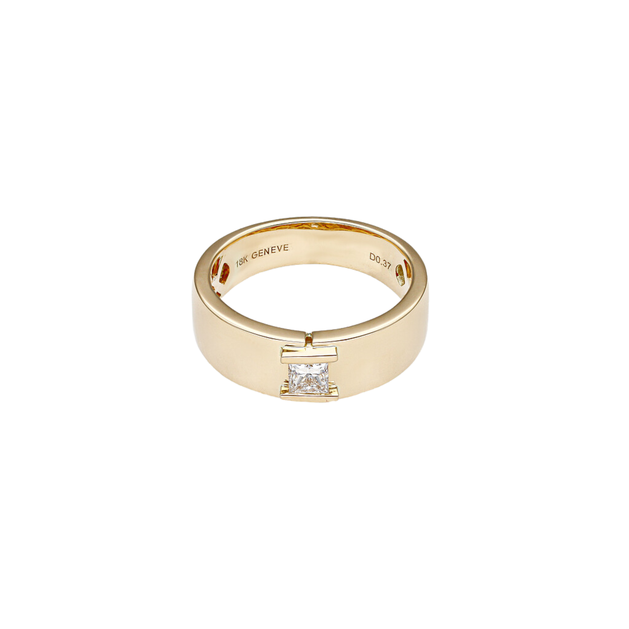 WHITE DIAMOND SOLITAIRE RING