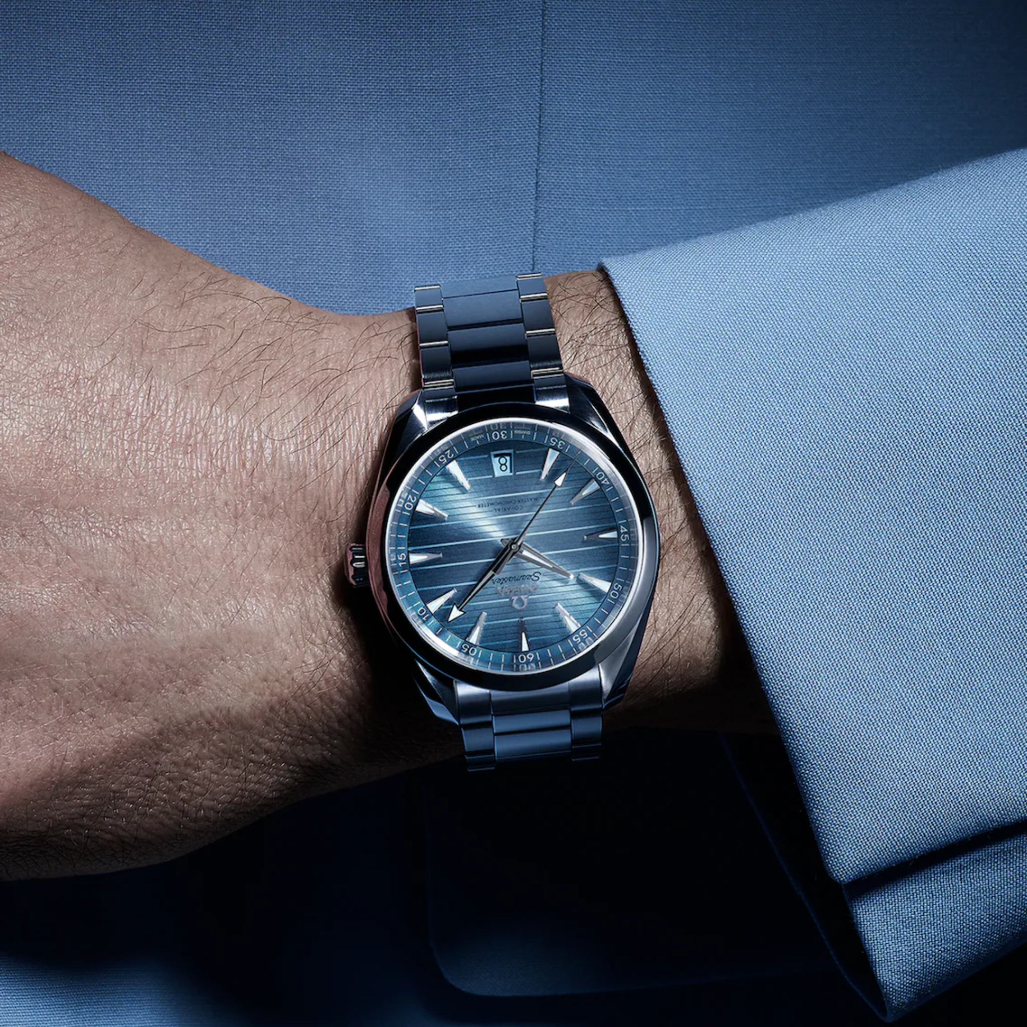 SEAMASTER SUMMER BLUE AQUA TERRA 150M CO AXIAL MASTER CHRONOMETER