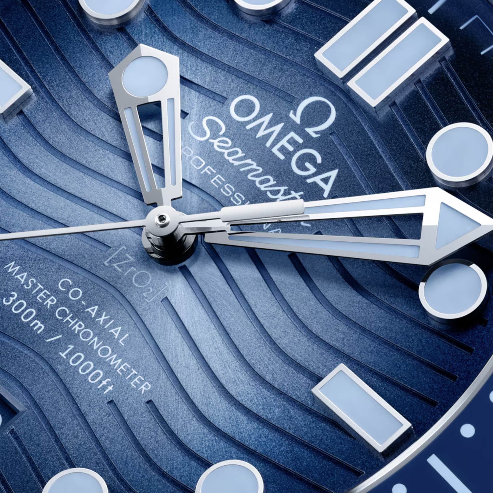 SEAMASTER SUMMER BLUE DIVER 300M CO AXIAL CHRONOMETER