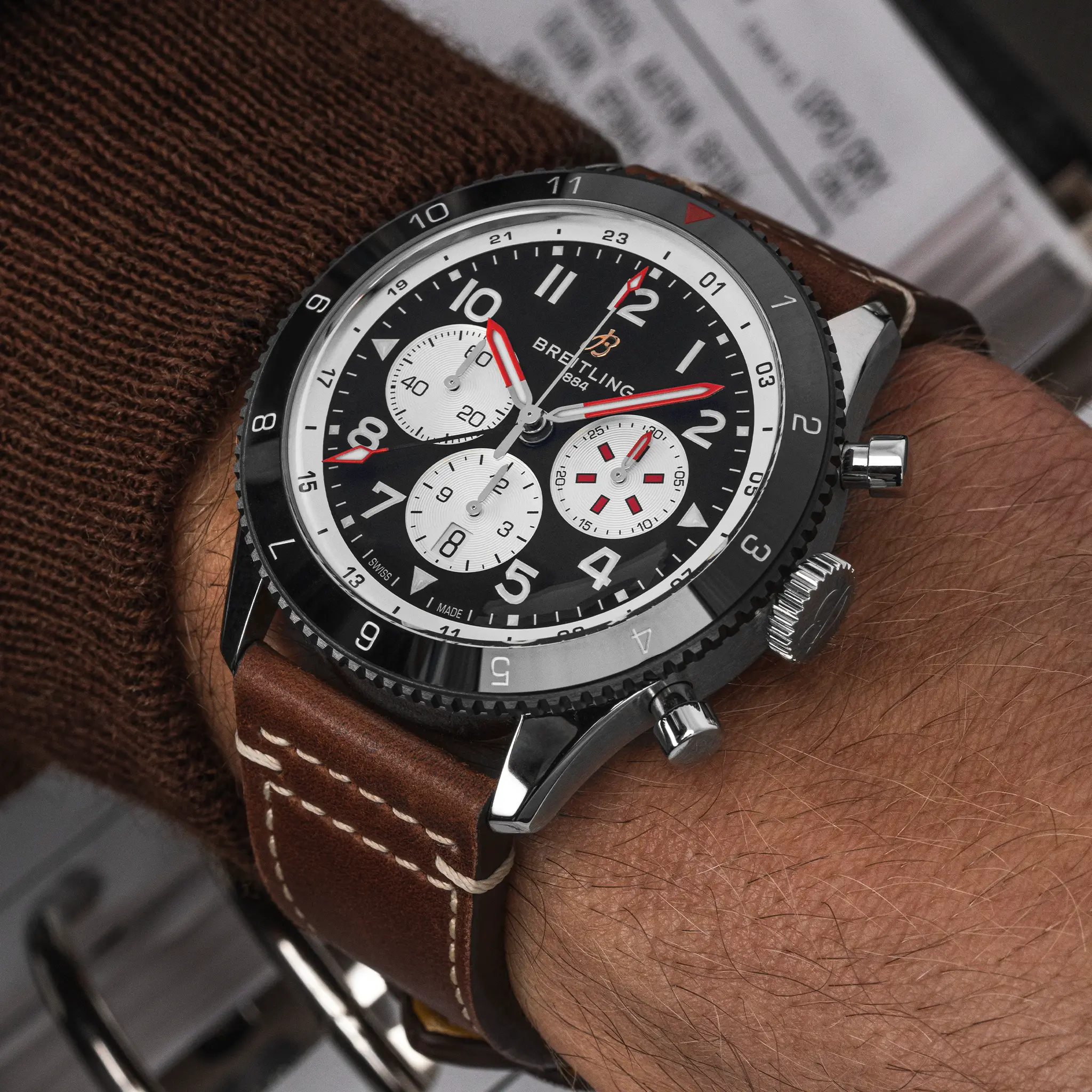 CLASSIC AVI SUPER AVI B04 CHRONOGRAPH GMT 46 MOSQUITO