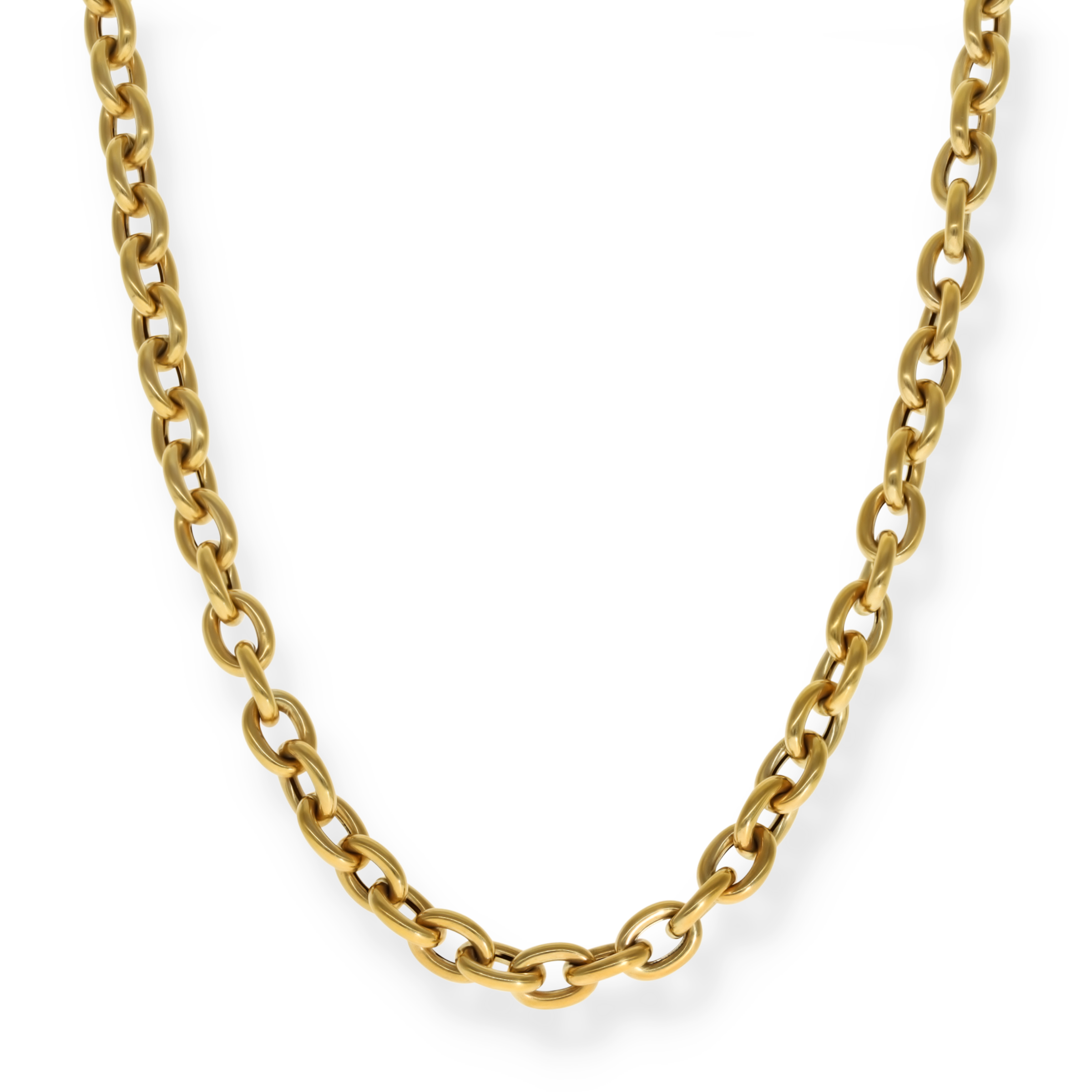 YELLOW GOLD CHAIN NECKLACE