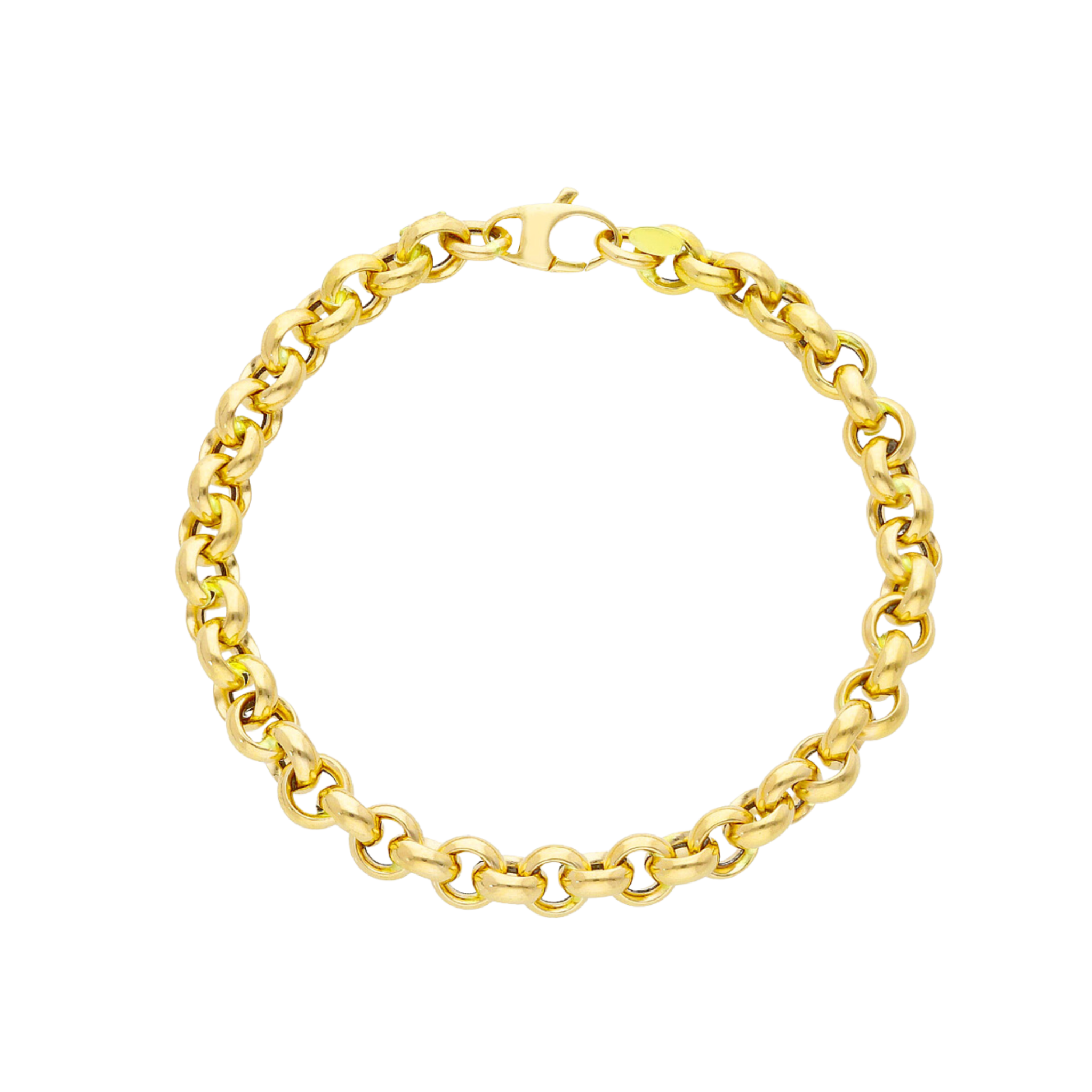 YELLOW GOLD CHAIN BRACELET
