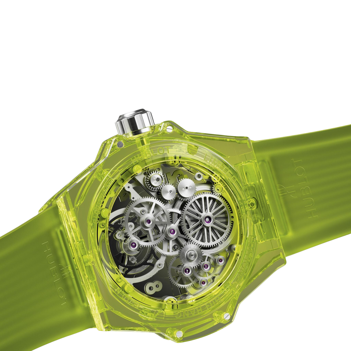 BIG BANG TOURBILLON AUTOMATIC YELLOW NEON SAXEM