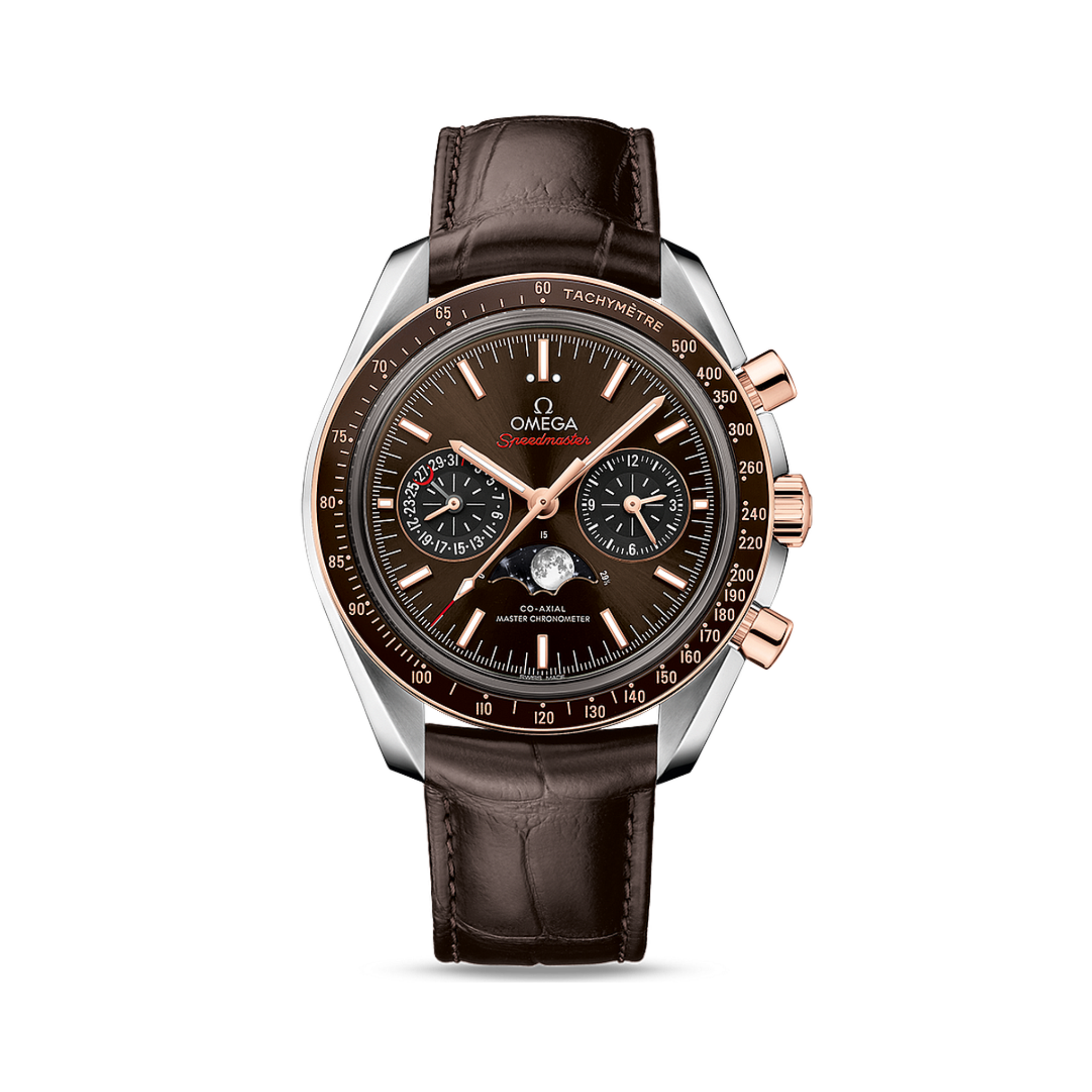 SPEEDMASTER MOONWATCH CO AXIAL MASTER CHRONOMETER MOONPHASE CHRONOGRAPH