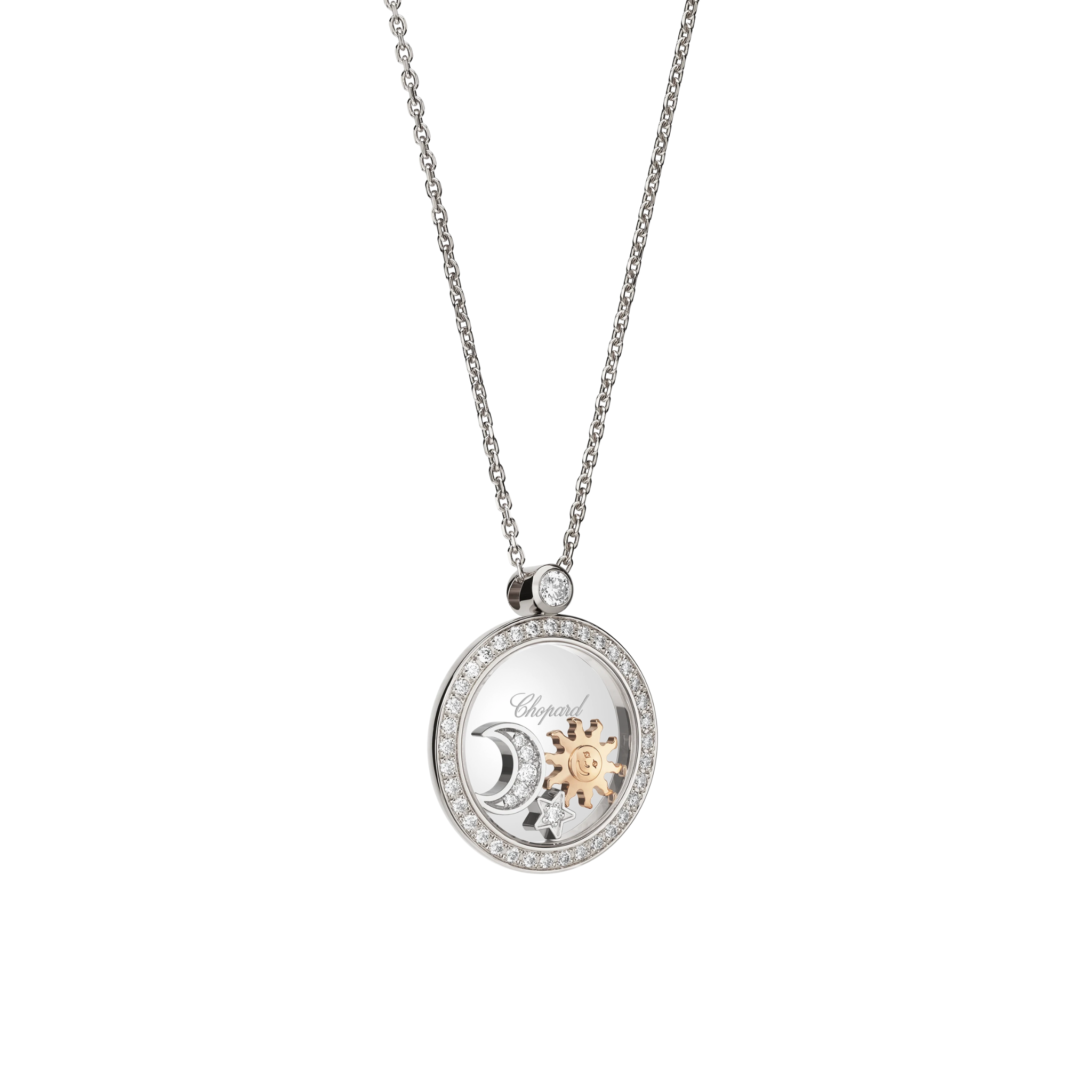 HAPPY HAPPY SUN MOON AND STARS NECKLACE